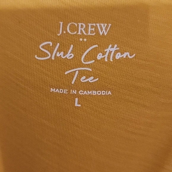 J Crew Slub Cotton Tee - Picture 3 of 3
